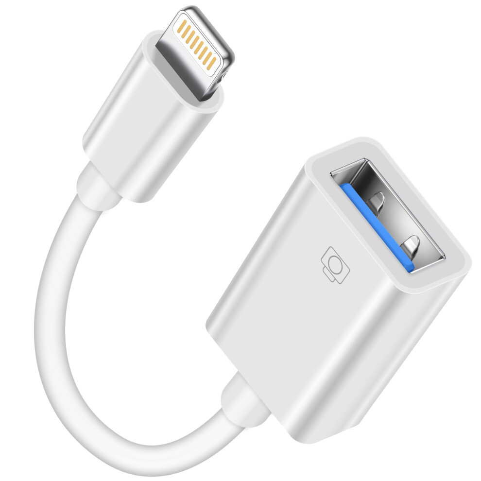 Usb To Lightning Adapter [. Mfi Certified], Lightning To Usb Adapter Cable Lightning Male To Female 3.0 Otg Adapter For Iphone 14 13 12 11 Ipad,S 4521715185449