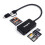 Integral 4in1 Memory Card Reader, USB 3.0 & USB C Adapter to microSD, SD, Compact Flash, MS Duo/Pro - For iPhone 15/16 Plus/Pro/Pro Max, MacBook Pro/ 1