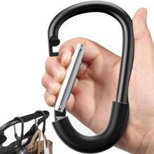 SURDOCA Buggy Clips, Upgrade Pram Clips, Heavy Duty Pram Hooks for Bags, Large P