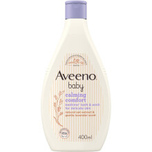 Aveeno Baby Calming Comfort Bedtime Bath and Wash, 400ml (Pack of 1)