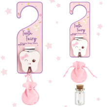 FIDWALL Tooth Fairy Door Hanger,3Piece Set with Tooth Holder and