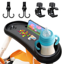 Baby Stroller Snack Tray, Universal Snack Tray for Pushchair with Cup