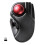 ELECOM HUGE Trackball Mouse, 2.4GHz Wireless, Finger Control, 8-Button Function, Palm Rest Attached, 52mm Smooth Red Ball, Windows11, MacOS 1