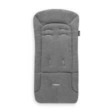 hauck Padded Pushchair Liner, Charcoal - Universal Fit for Most Pushchairs, Strollers & Bike Trailers, Breathable & Soft Cotton, Machine Washable