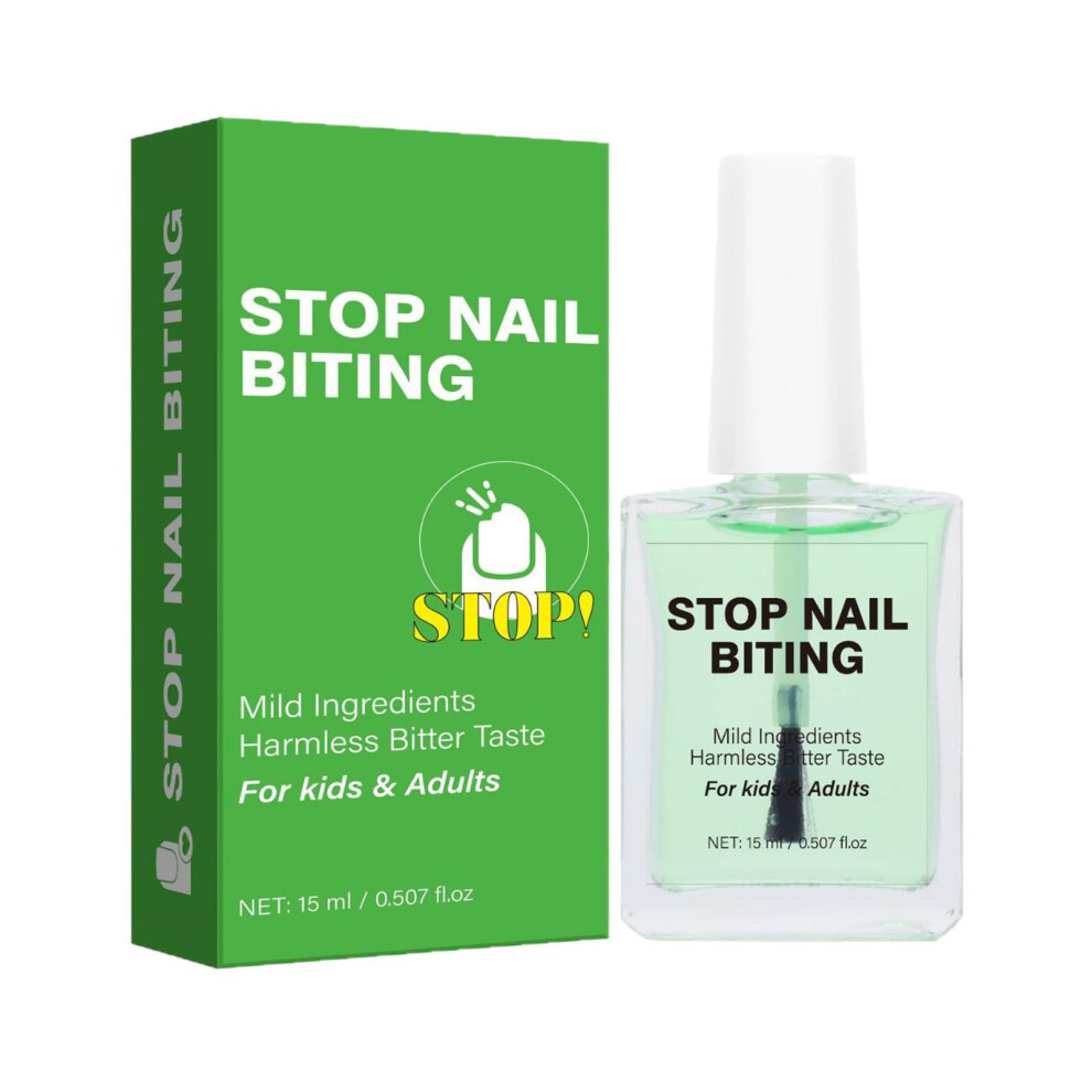 Stop Biting Your Nails,Anti-Bite Nail Polish Prevention - Clear Stop Varnish For Adults - Stop Nail Biting Solution To Discourage Thumb Sucking,Easy Herbinsols