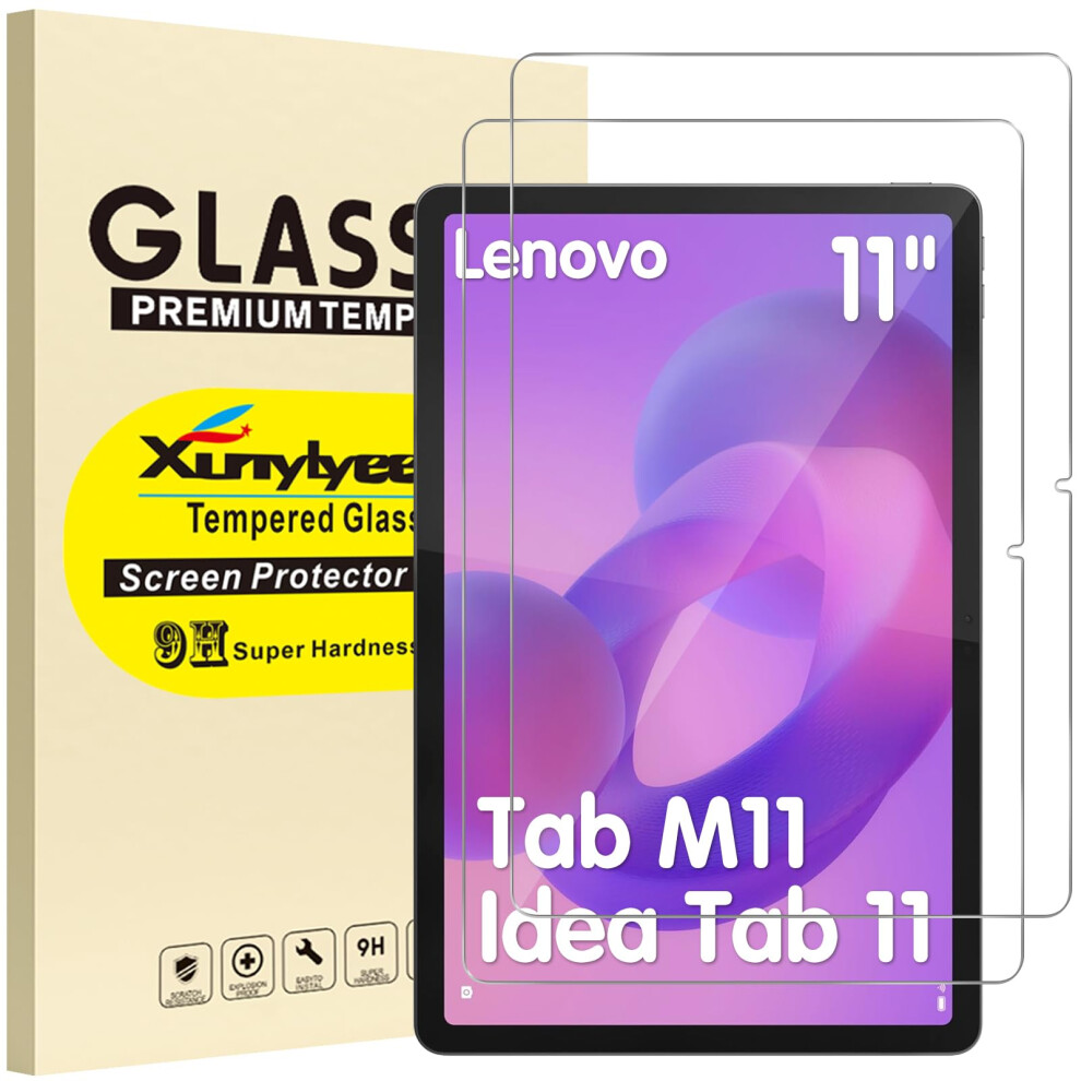Xunylyee 2-Pack, Screen Protector For Lenovo Idea Tab 11 Inch 2025/ Lenovo Tab M11 Tempered Glass Film Bubble Free 5299248527454