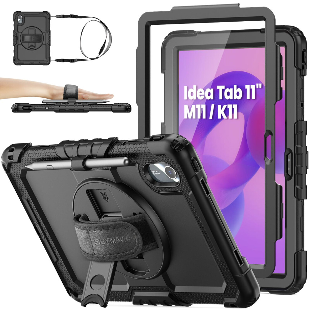 Photos - Laptop Bag SEYMAC stock Case for Lenovo Idea Tab 11 Inch / Tab M11/ K11 11 Inch 2024, Full-body Shockproof Case with Screen Protect 2025
