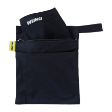 WUKA Two Pocket Changing Bag Waterproof Wet Bag for Period Pants Reusable Travel Laundry Bag with Dual Zipped Compartments for Clean and Used Pants O