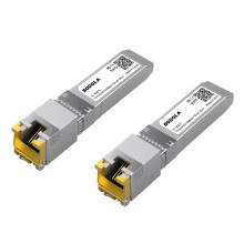 [2 Pack] 10GBase-T RJ45 SFP+ Module, SFP to RJ45, 10G SFP Copper Transceiver, Compatible with Ubiquiti UniFi, TP-Link, Mikrotik and Other Open Switch
