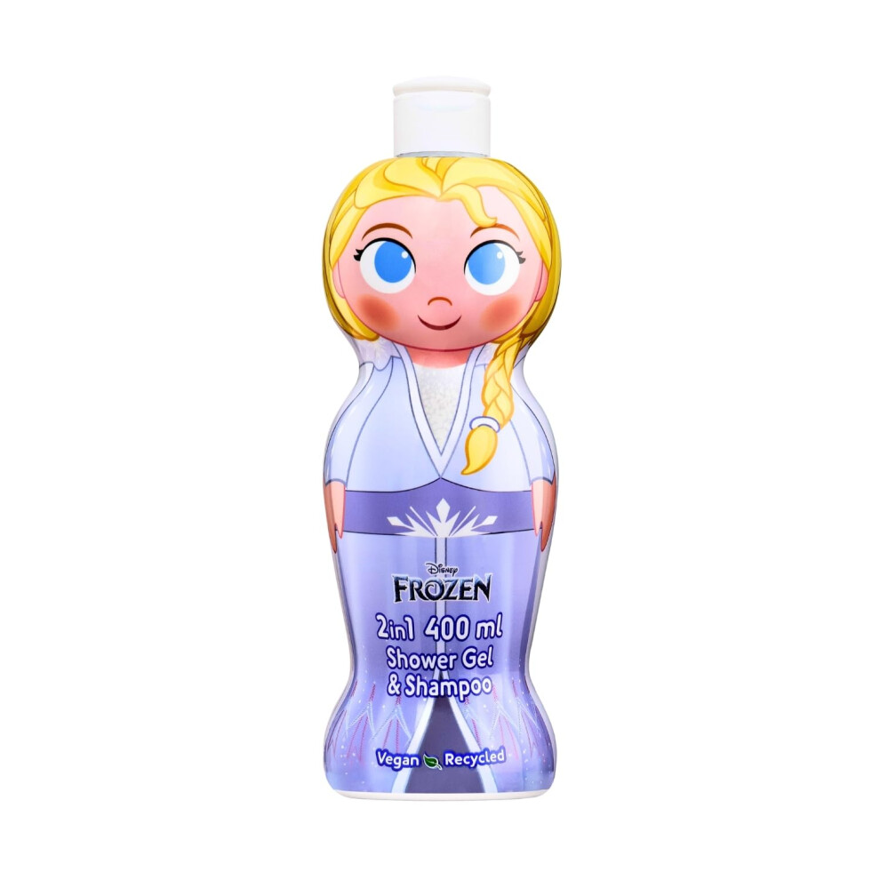 Kp Pharma Disney Frozen 2-In-1 Kids Shampoo & Body Wash – 400Ml | Kids Shower Gel | Natural, Vegan, Paraben-Free, Dermatologically Tested | Gentle, Nourishing