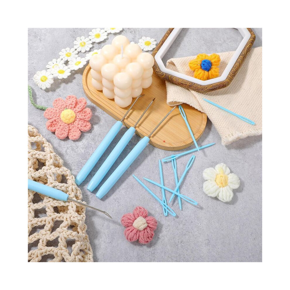 36Pcs Loom Hook Set,Knitting Loom Hook Crochet Needle Hook Plastic Sewing Needles For Knitting Looms Knitting Boards A 4714182800315