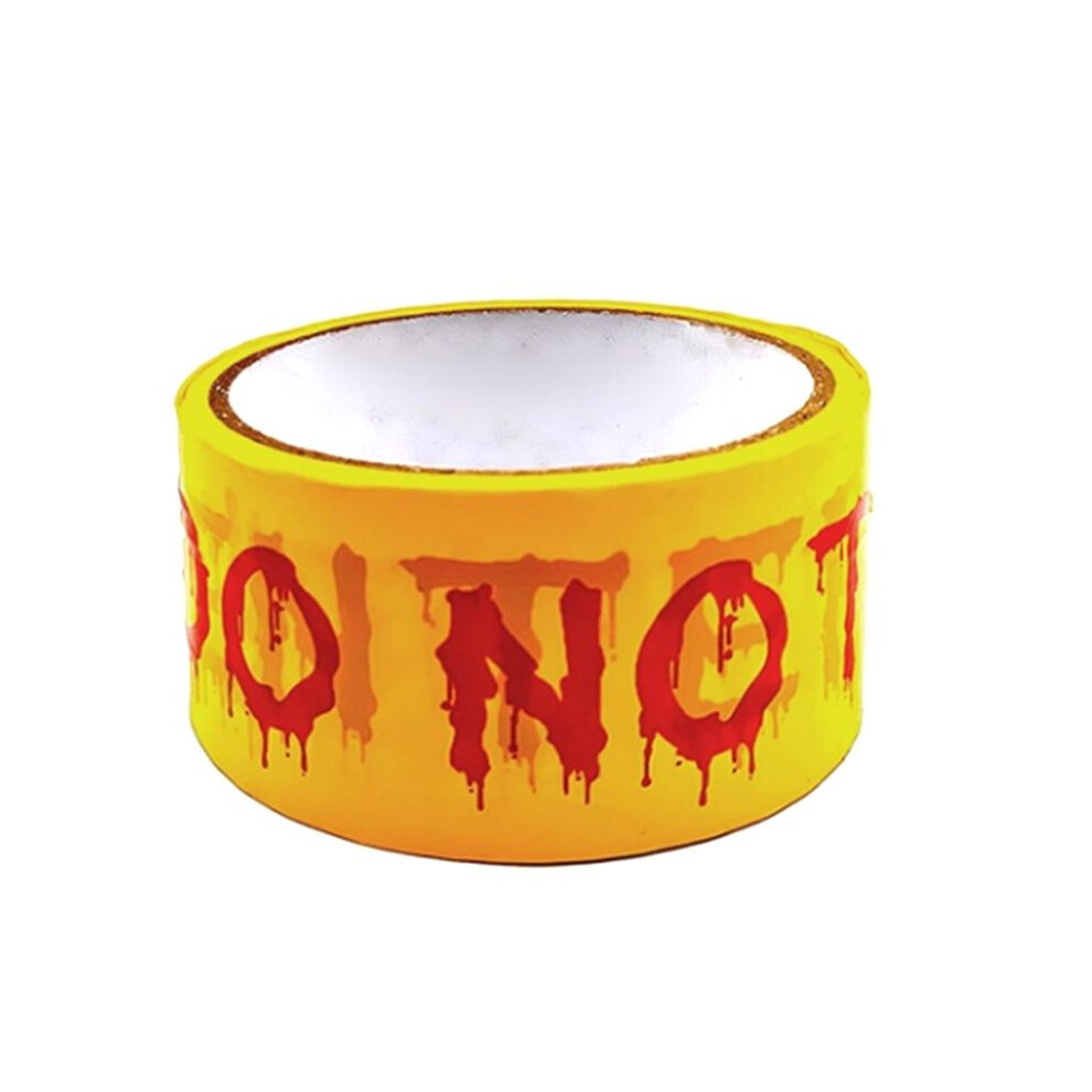 Semoic Halloween Decorations Caution Tape,Do Not Enter Scary Caution Tape Roll Outdoor Spooky Diy Decorative Accessory 1Pcs