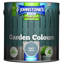 Johnstone’s - Garden Colours - Night Shore - Exterior Wood Paint - Fade Resistant - Suitable for Garden Furniture Outdoors - Fence Paint - Dry in 2