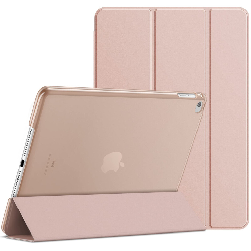 Jetech Case For Ipad Air 2 (Not For Ipad Air 1St Edition), Smart Cover Auto Wake/Sleep (Rose ) Gold 1081941512585
