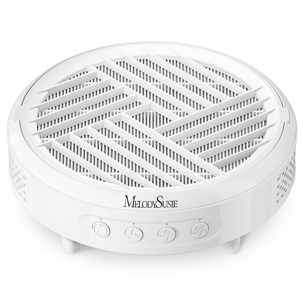 Melodysusie Compact Nail Dust Collector With Lightweight Design,Hpro 3800Rpm Portable Nail Vacuum Fan, 3 Suction Modes,Reusable Filter & Easy-Control 5314256263788