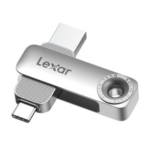 Lexar D50E 128GB Solid State Dual Drive, USB Flash Drive Up to 400MB/s Read, 360MB/s Write High-Performance, USB-C & USB-A Port, Metal Housing Swivel