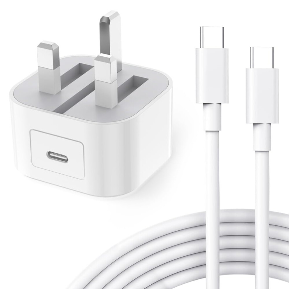 Ipad Charger And Plug 20W Usb C Fast Charger With 2M Usb C Cable For Ipad Pro 12.9" 2022-2025/11" 2021-2024, Ipad Air 11" Gen 6Th/10.9" Gen 4Th/5Th, 4609747456093
