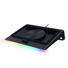 Razer Laptop Cooling Pad - Smart cooling pad for 14‘-18’ laptops - airtight pressure chamber (customizable fan curves, 3-port USB-A hub, removable