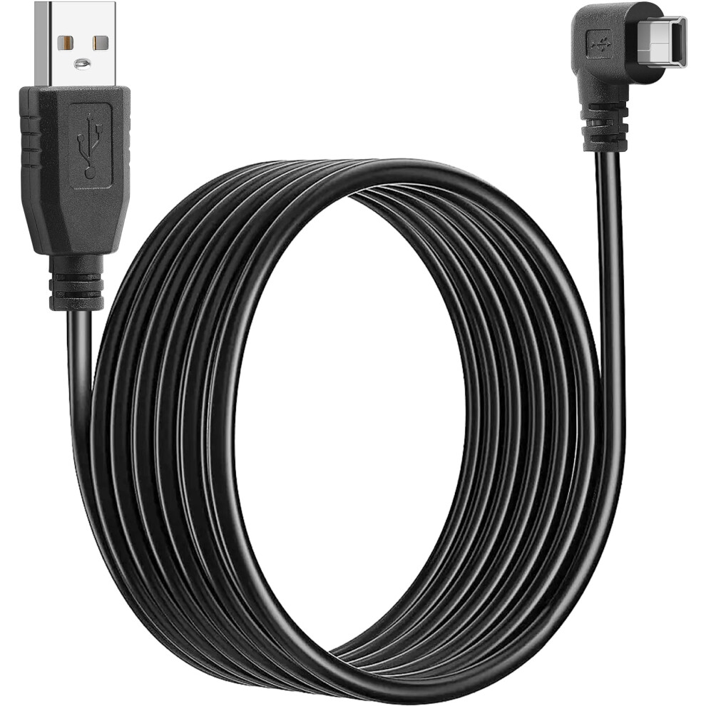 Saisn Mini Usb Cable Right Angle 3.5M For Dash Cam Â Usb A 2.0 Male To 90 Mini Usb Cable For Driving Recorder 4903792906573