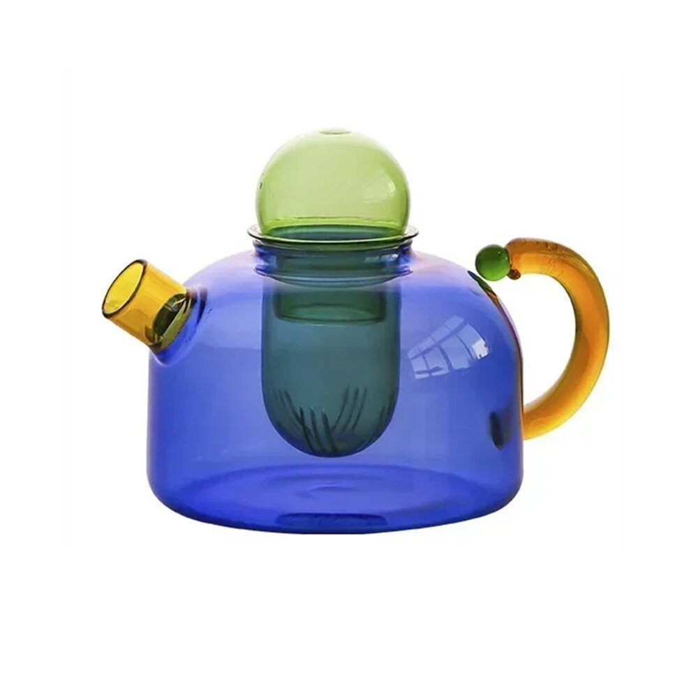 Semoic Heat Glass Teapots Pitcher Suitable Household Teaware Lover Tea Sets Kettle Water Cup Bottle Cooker Usable