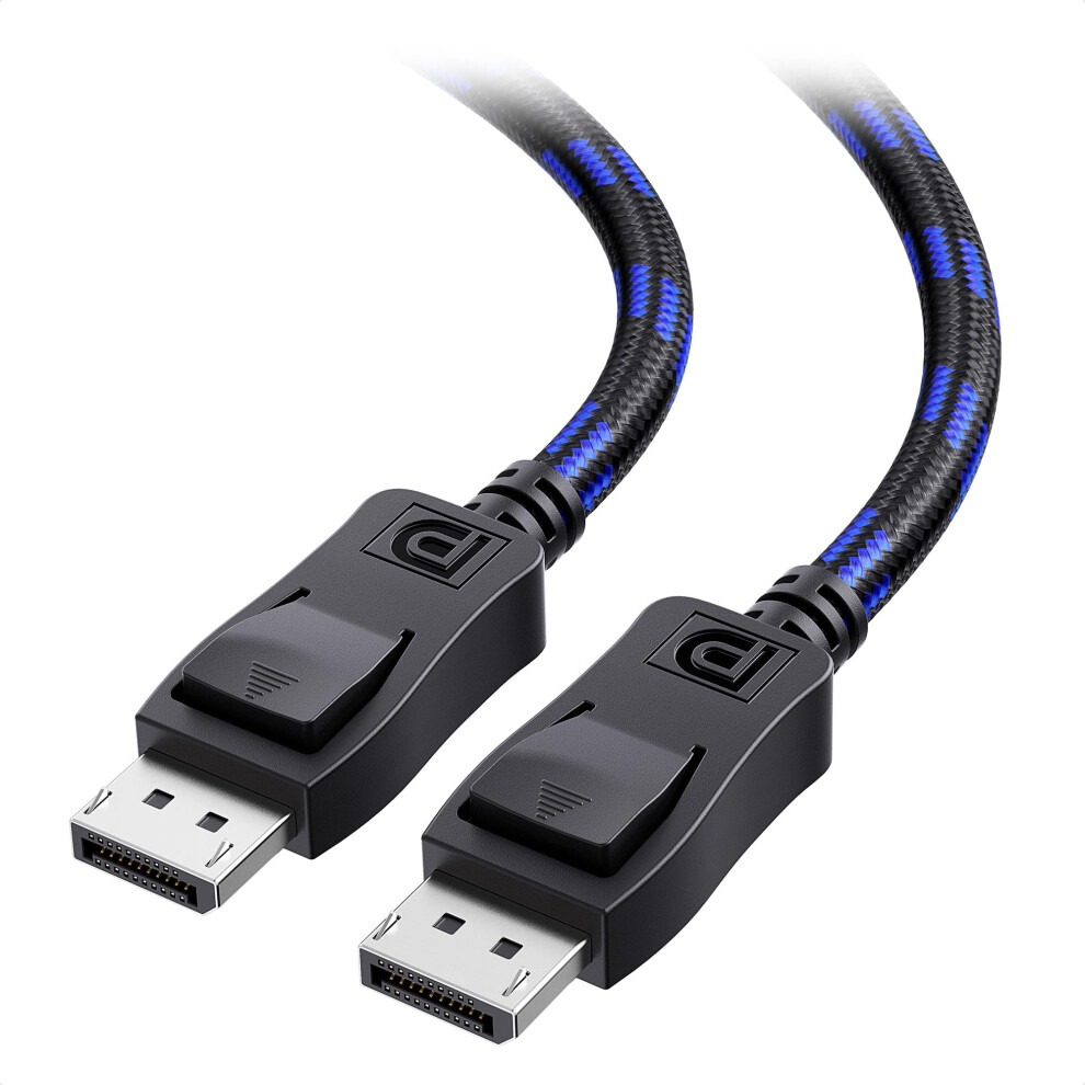 Cable Matters [Vesa Certified Braided Displayport 1.4 Cable 3M, Support 8K 60Hz / 4K 240Hz (Displayport 1.4 Cable) With Freesync, G-Sync And Hdr For 4340175012528