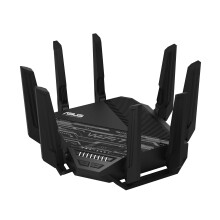 ASUS RT-BE96U BE19000 802.11BE Tri-Band WiFi 7 Router, 6GHz Support, Dual 10G Ports, 320MHz, Lifetime Internet Security, MLO, Multi-RU Puncturing, Ai
