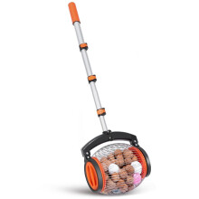 Rolo Superior para Coleta de Nozes, Coletor de Nozes Multifuncional Superior com Tambor Rolante, Fácil de Coletar e Esvaziar