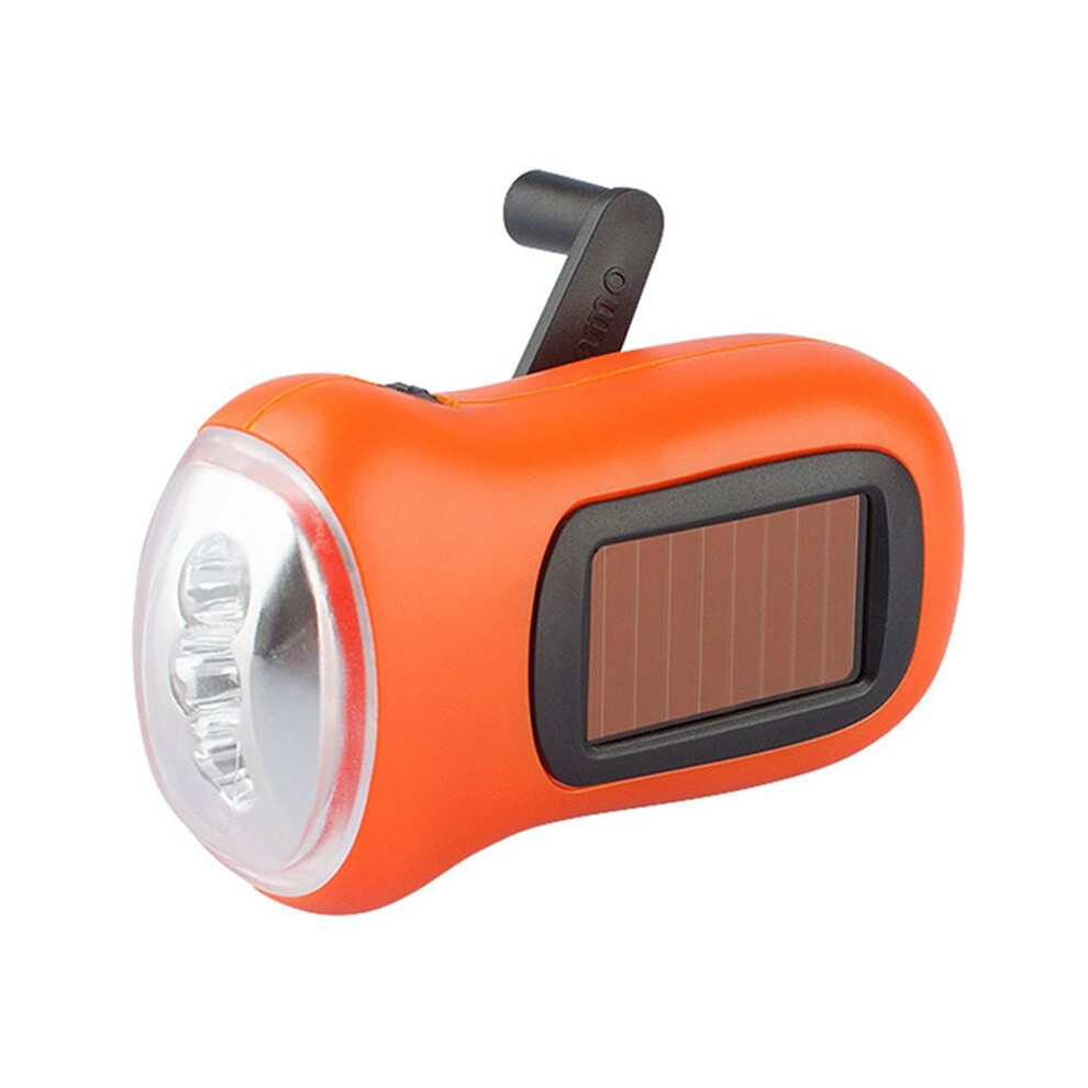 Semoic Hand Crank Solar Flashlight Led Emergency Light Tent Flashlight Emergency Hiking Camping And Survival Gear