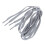 Trainers Plastic Tips 52.4 Long Grey Flat Wide Shoe Laces Strings 6Pcs 4
