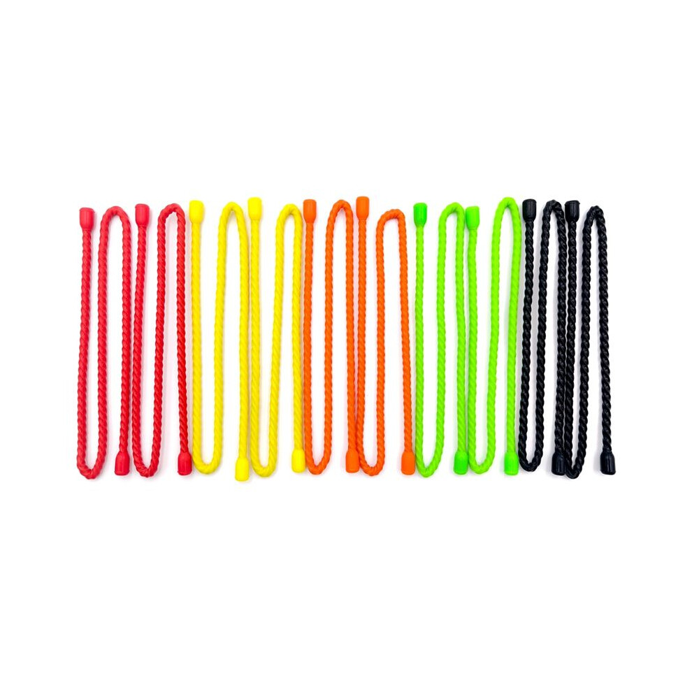 10Pc 18Inch Silicone Cable Ties-Reusable Twist Ties Bendable Cable Ties For Bundling Holding,Cord Tie For Indoor Outdoor 4713943084742