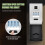 Key Lock Box for Outside with Light  Dials Sturdy Waterproof Combination Key Holder Wall Mount Key Storage Box 4