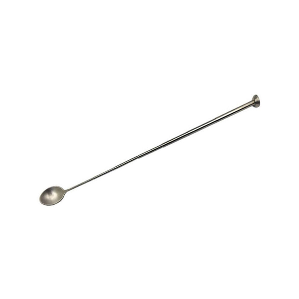 Semoic Stainless Steel Retractable Bar Spoon Bar Tools Bartender Cocktail Mixing Spoon Telescopic Extendable Long Spoon