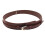Ceinture de taille en cuir PU marron, réglable, taille unique. 1