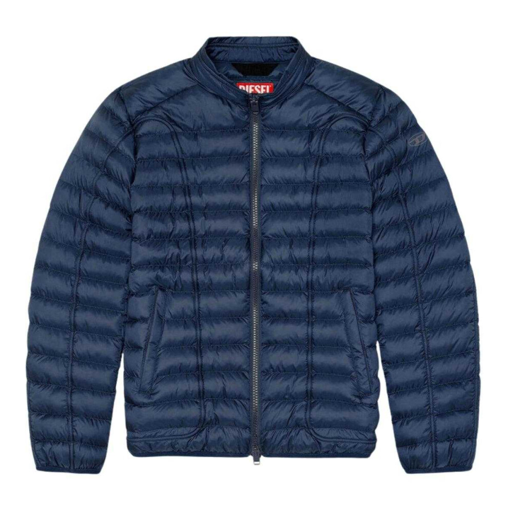 Diesel (M, ) Unisex Adult Quilted Jacket Blue