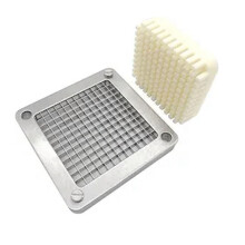 Replacement French Fry Cutter Blade, 1/4inch Chopper Blade with Stainless Steel Blade and Pusher Block, Chopper Dicer