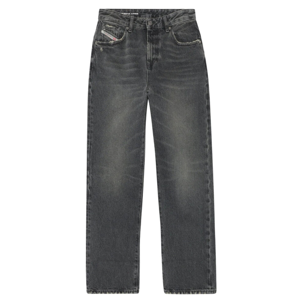 Diesel (32R, ) Mens D-Sark Faded Jeans Black