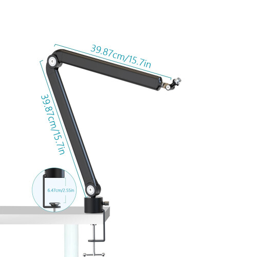 Adjustable Boom Arm for Gaming Microphone Arm Stand with Heavy 2