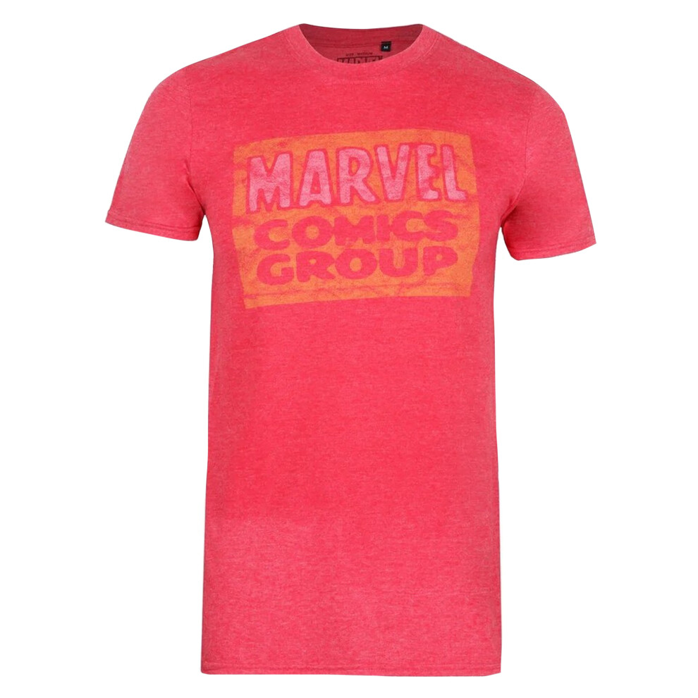 Marvel (Xl, Red Heather) Mens Comics Group T-Shirt