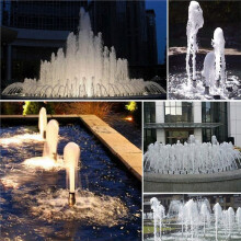 Fonte de Espuma com Coluna Borbulhante de 1 Polegada para Jardim, Hotel, Lago, Paisagem Aquática e Decoração Ornamental.