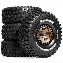 Pneumatici Antiscivolo da 1,9" per Crawler RC, Pneumatici In Gomma Resistenti per Crawler RC 1/10 TRX4 TRX6 Gen8 RS562 Rame