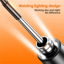 Soldering Iron Kit with LED Digital Display Type-C Interface Wireless Soldering Iron Kit Temperature Welding Tool Black