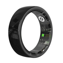 R12 Ceramic Ring with Heart Rate,Blood Oxygen,Sleep Monitoring Waterproof for Android & IOS (13) (13)