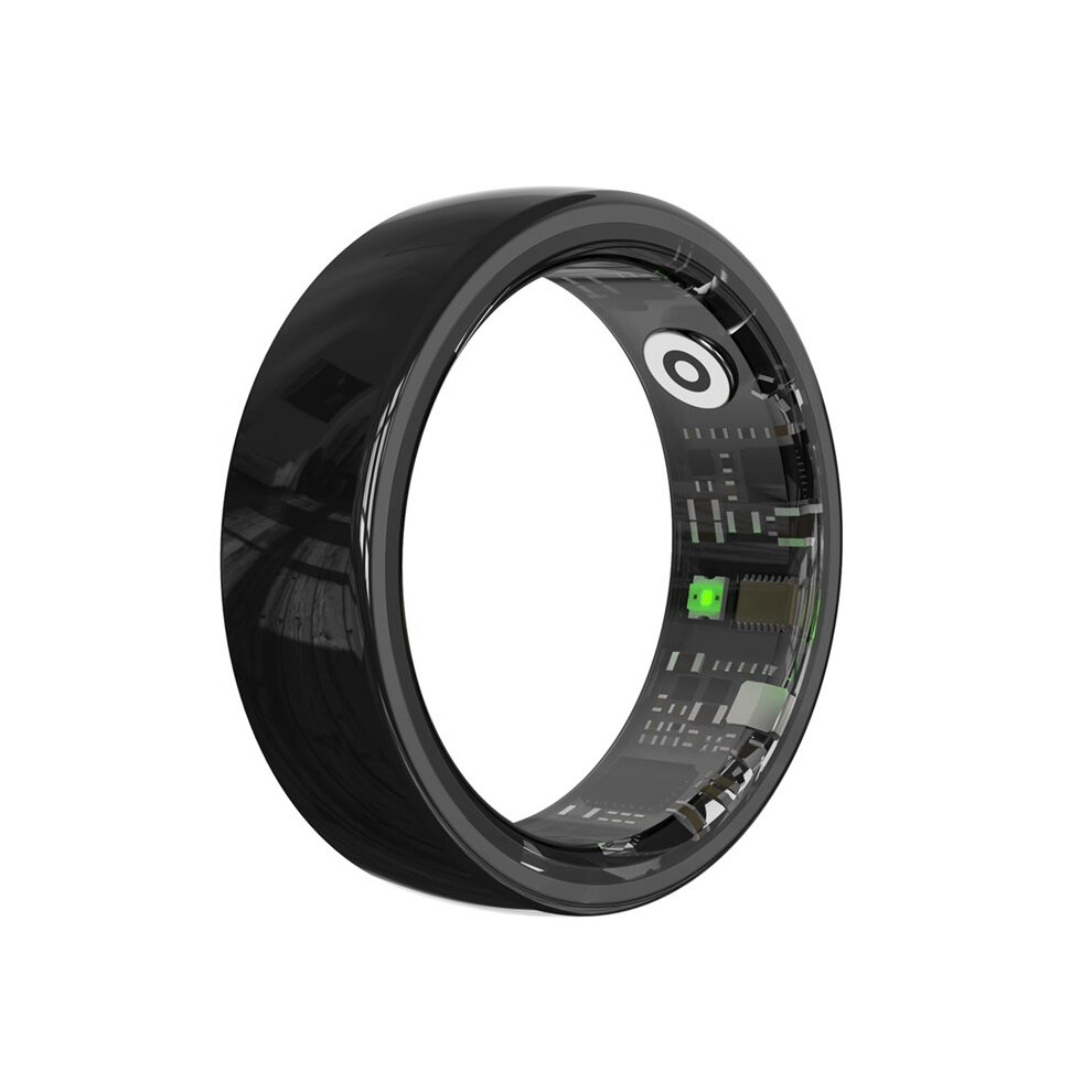 R12 Ceramic  Ring with Heart Rate,Blood Oxygen,Sleep Monitoring Waterproof for Android & IOS (13) (13)