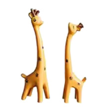 Giraffe Statue Wooden Giraffe Statue Desktop Decor Giraffe Sculpture Animal Sculpture Home Office Bookshelf Decor B