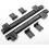 Duty Slide Rail Under Desk Keyboard Tray Thickened Adjustable Keyboard Storage Drawer Easy Installation Smooth Sliding 4