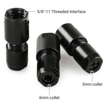 Angle Grinder Modified Adapter 5/8-11 Thread Straight Grinder Chuck Converter, Heavy Duty Power Tool Accessory