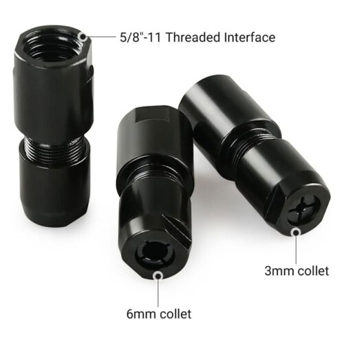 Angle Grinder Modified Adapter 5/8-11 Thread Straight Grinder Chuck Converter, Heavy Duty Power Tool Accessory