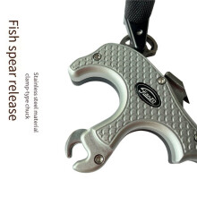 Bow and Arrow 4 Finger Thumb Trigger Release Adjustable Left/Right Hand Compound Bow Release Grip Caliper Hunting