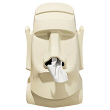 Household Tissue Box Pretty Stone Figure Paper Towel Box Living Room Bedroom Table Decorative Minimalist Modern Style B