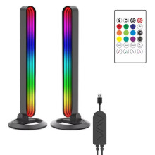 LED Light Strip with Music Sync App Control, Suitable for Game Room, Bedroom Decoration, Mirror Light, Compatible
